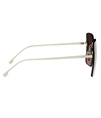 FENDI Women's FENDI First 59mm Geometric Square Sunglasses