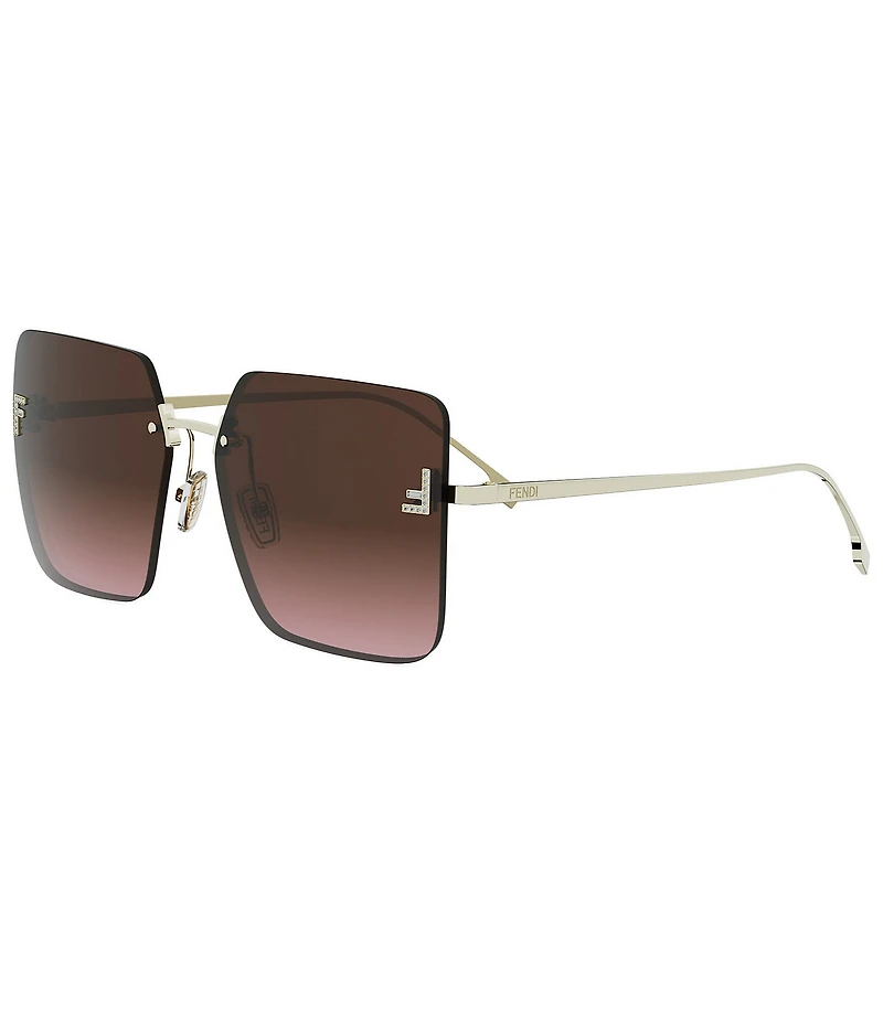 FENDI Women's FENDI First 59mm Geometric Square Sunglasses