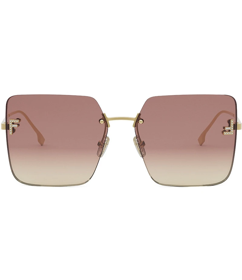 FENDI Women's FENDI First 59mm Geometric Square Sunglasses
