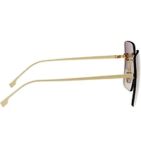 FENDI Women's FENDI First 59mm Geometric Square Sunglasses
