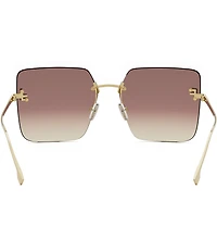 FENDI Women's FENDI First 59mm Geometric Square Sunglasses