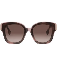 FENDI Women's FENDI First 63mm Square Havana Sunglasses