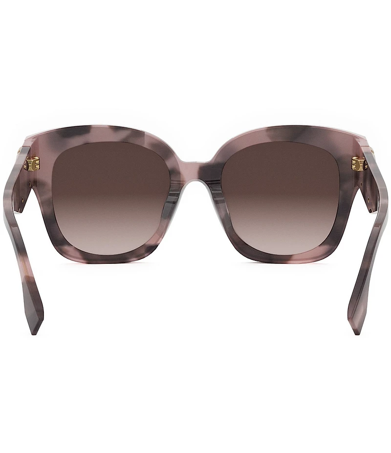 FENDI Women's FENDI First 63mm Square Havana Sunglasses