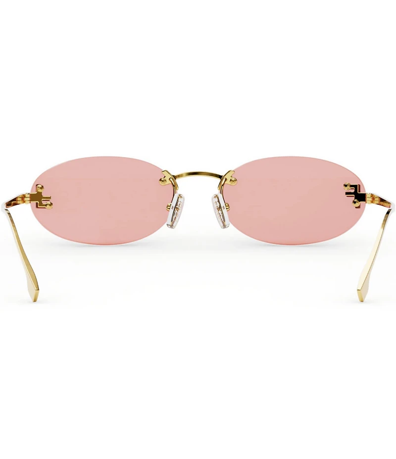 FENDI Women's Fendi First Crystal 54mm Oval Sunglasses