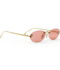 FENDI Women's Fendi First Crystal 54mm Oval Sunglasses