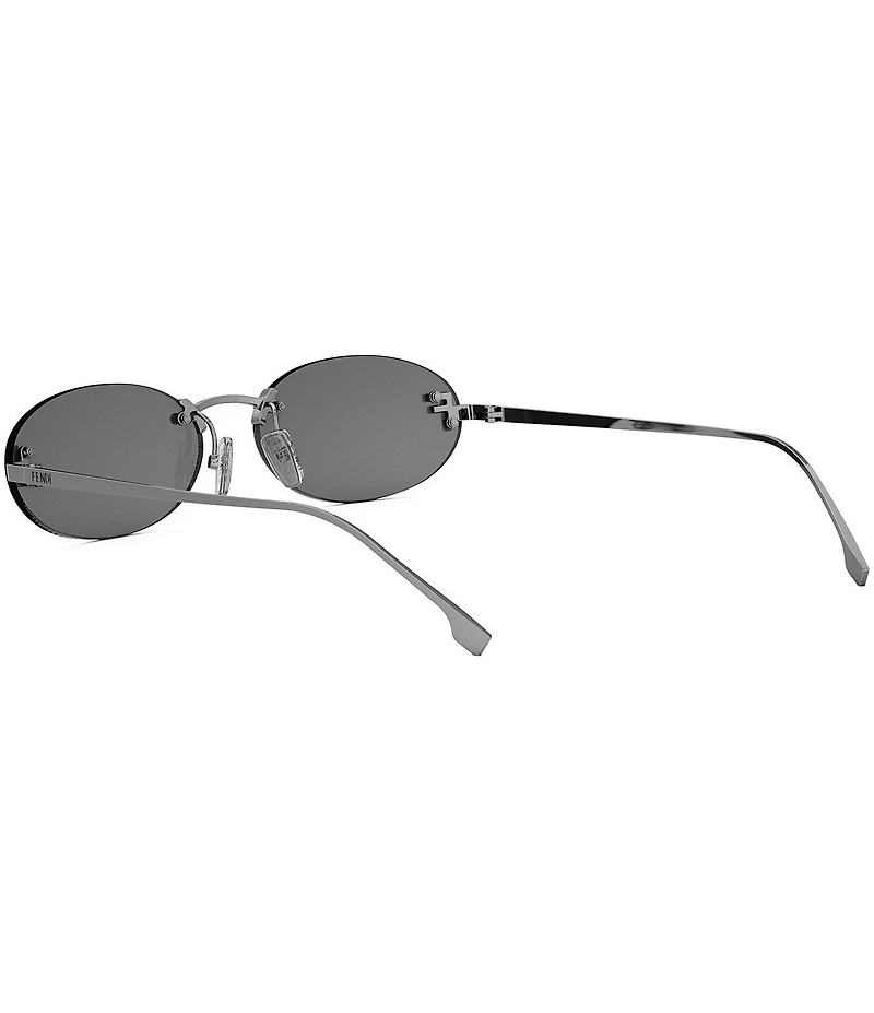 FENDI Women's Fendi First Crystal 54mm Oval Sunglasses