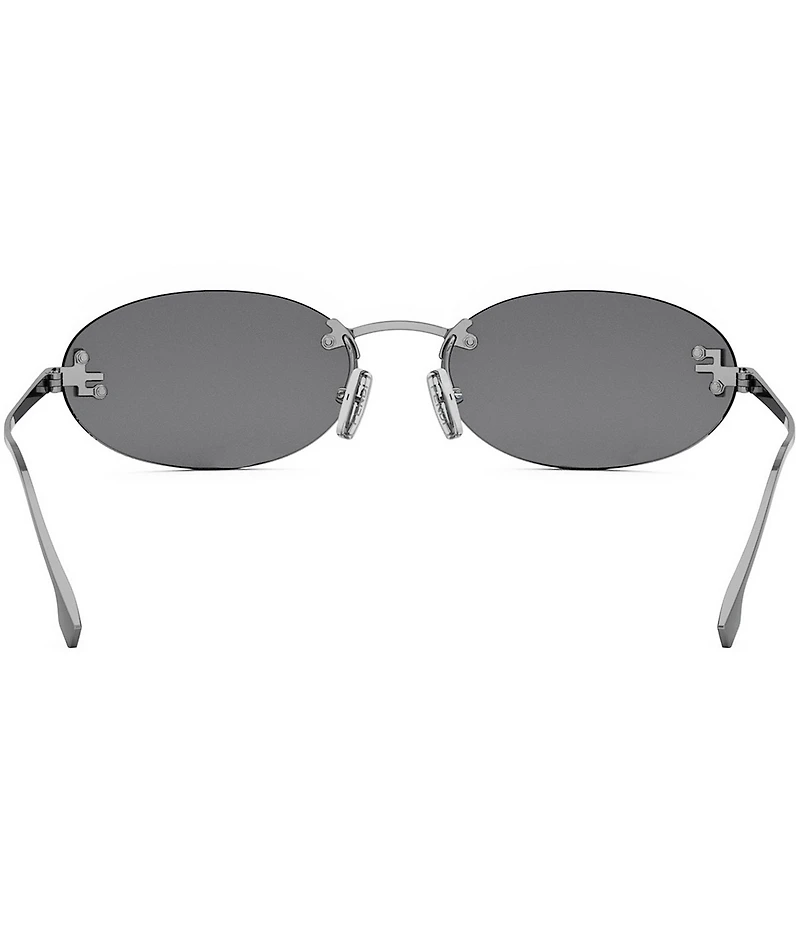 FENDI Women's Fendi First Crystal 54mm Oval Sunglasses