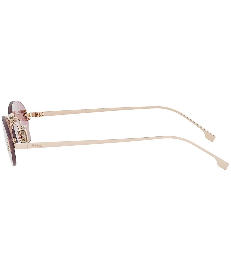 FENDI Women's Fendi First Crystal 54mm Oval Sunglasses