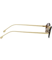 FENDI Women's Fendi First Crystal 54mm Oval Sunglasses