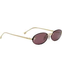 FENDI Women's Fendi First Crystal 54mm Oval Sunglasses