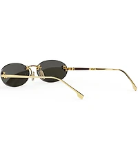 FENDI Women's Fendi First Crystal 54mm Oval Sunglasses