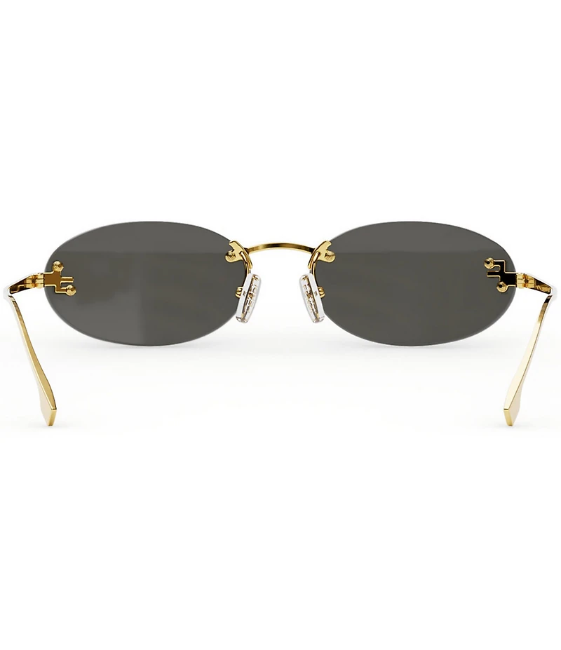 FENDI Women's Fendi First Crystal 54mm Oval Sunglasses