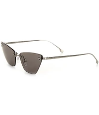 FENDI Women's Fendi First Crystal 57mm Cat Eye Statement Sunglasses