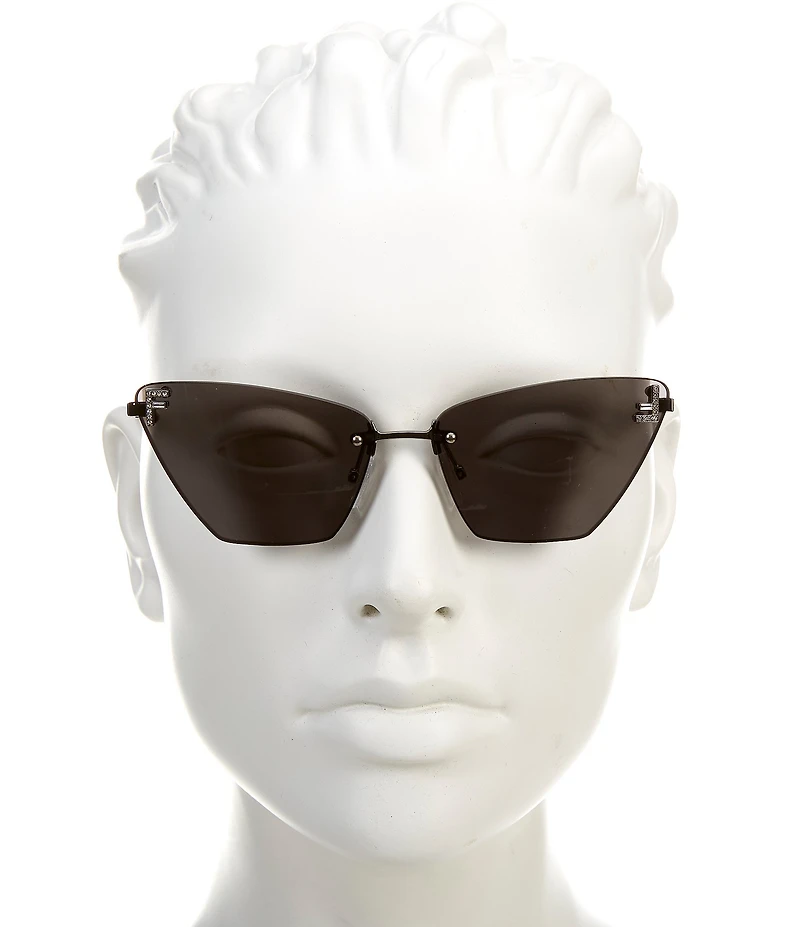 FENDI Women's Fendi First Crystal 57mm Cat Eye Statement Sunglasses