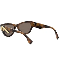 FENDI Women's Fendi First Havana Round Sunglasses