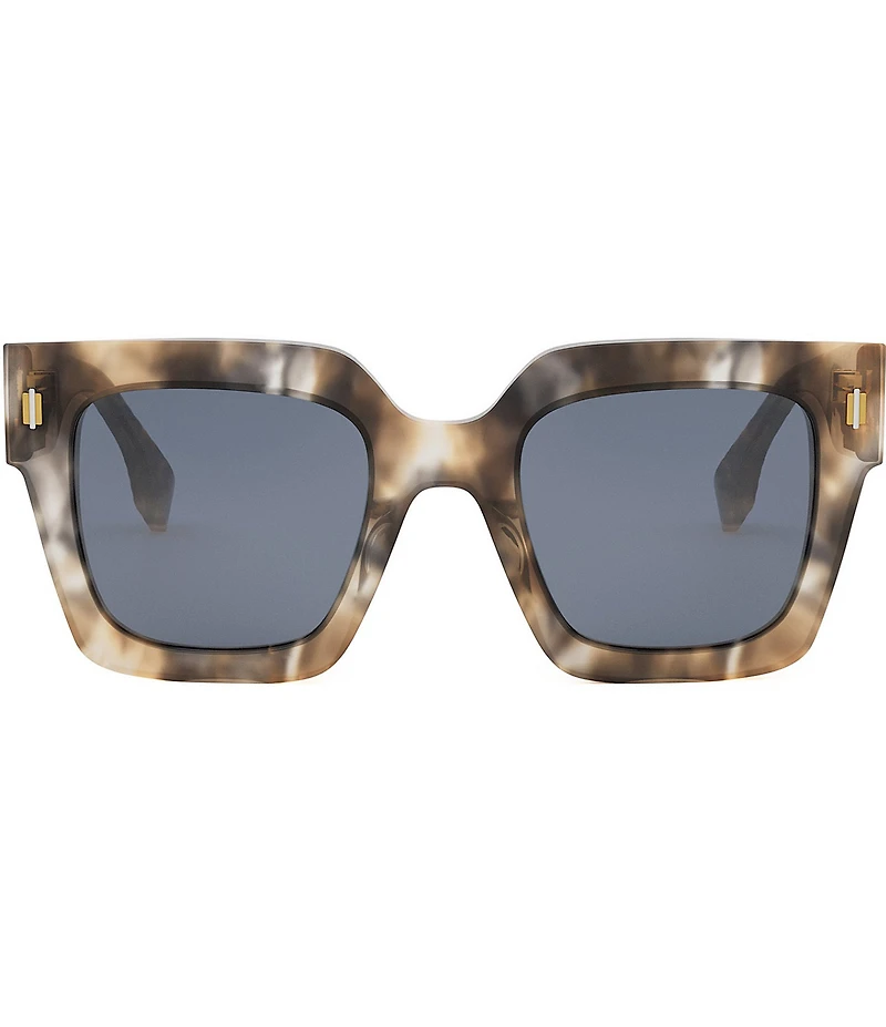 FENDI Women's FENDI Roma 50mm Havana Square Sunglasses