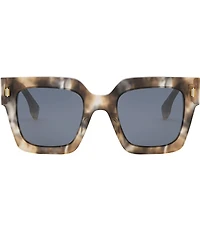 FENDI Women's FENDI Roma 50mm Havana Square Sunglasses