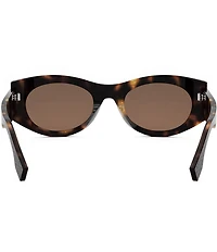 FENDI Women's Fendi Roma 52mm FF Havana Oval Cat Eye Sunglasses