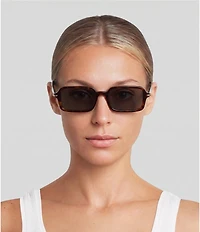 FENDI Women's FENDI Selleria 51mm Havana Rectangle Sunglasses