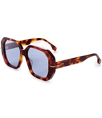FENDI Women's FENDI Selleria 54mm Havana Square Sunglasses