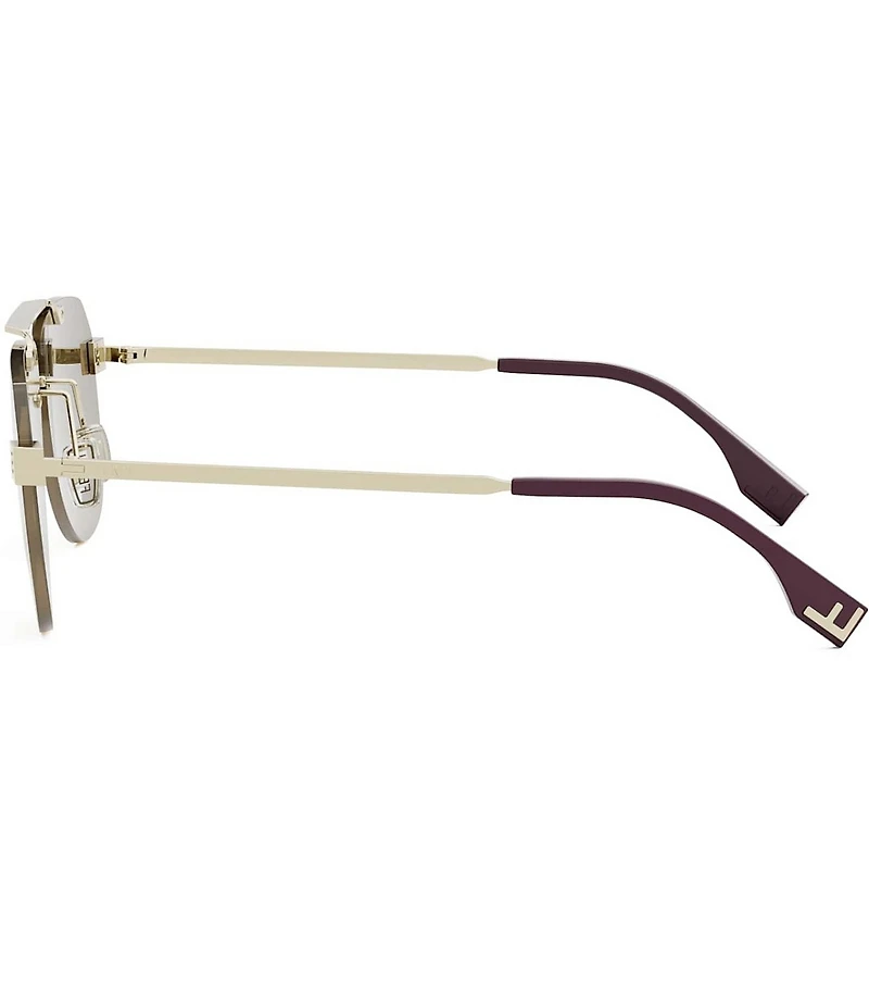 FENDI Women's Fendi Sky 61mm Flash Aviator Sunglasses