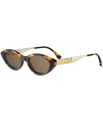 FENDI Women's Fendigraphy 51mm Cat Eye Sunglasses