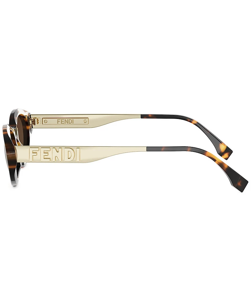 FENDI Women's Fendigraphy 51mm Cat Eye Sunglasses