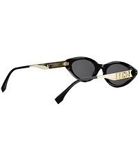 FENDI Women's Fendigraphy 51mm Cat Eye Sunglasses