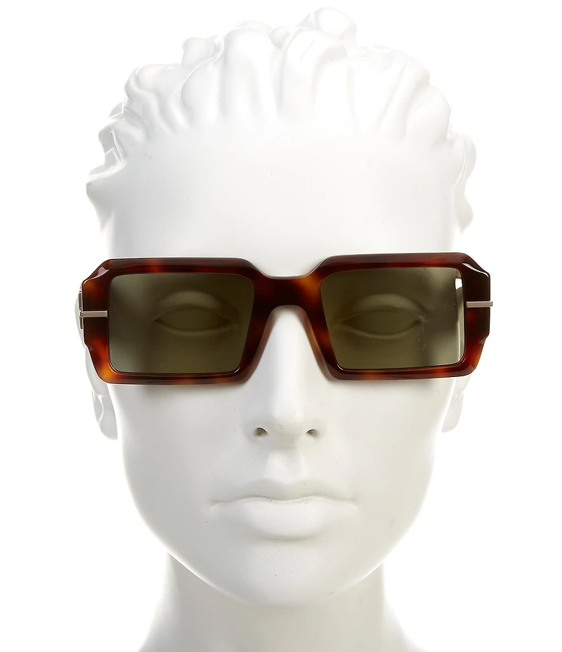FENDI Women's Fendigraphy 52mm Havana Geometric Sunglasses