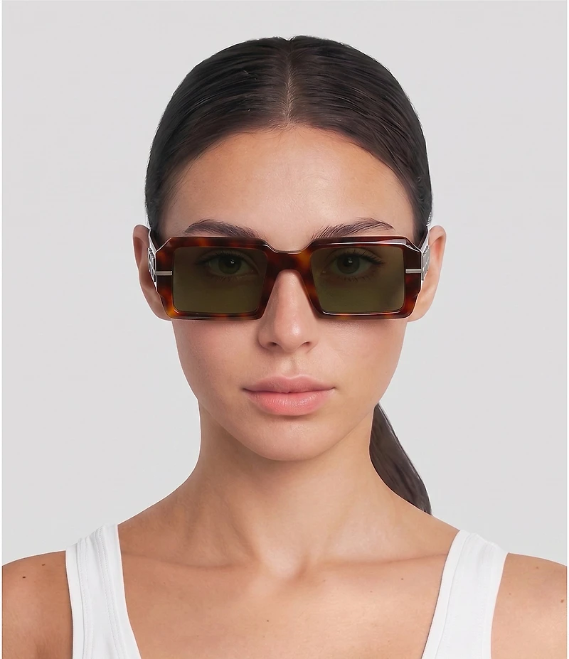 FENDI Women's Fendigraphy 52mm Havana Geometric Sunglasses