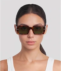 FENDI Women's Fendigraphy 52mm Havana Geometric Sunglasses