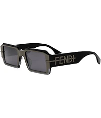 FENDI Women's Fendigraphy 52mm Two Tone Rectangle Sunglasses