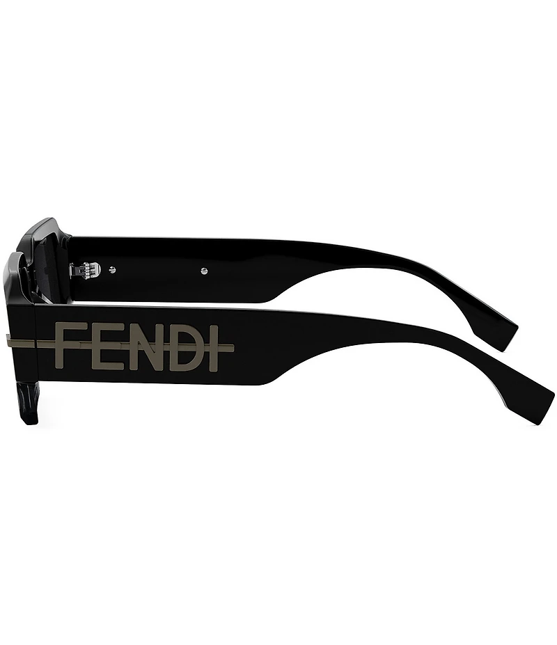 FENDI Women's Fendigraphy 52mm Two Tone Rectangle Sunglasses
