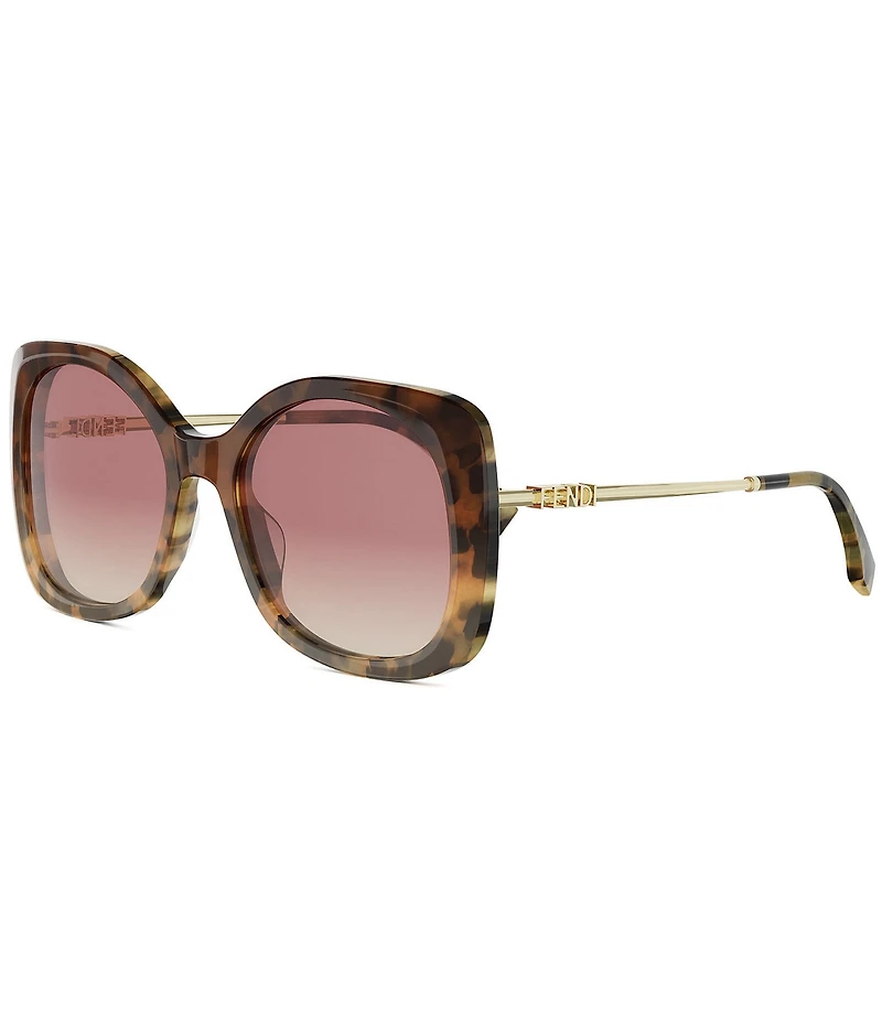 FENDI Women's Fendigraphy 55mm Square Sunglasses