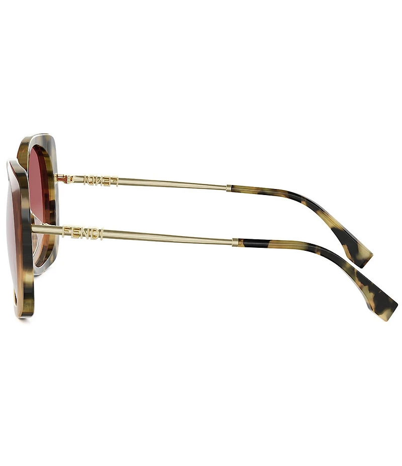 FENDI Women's Fendigraphy 55mm Square Sunglasses