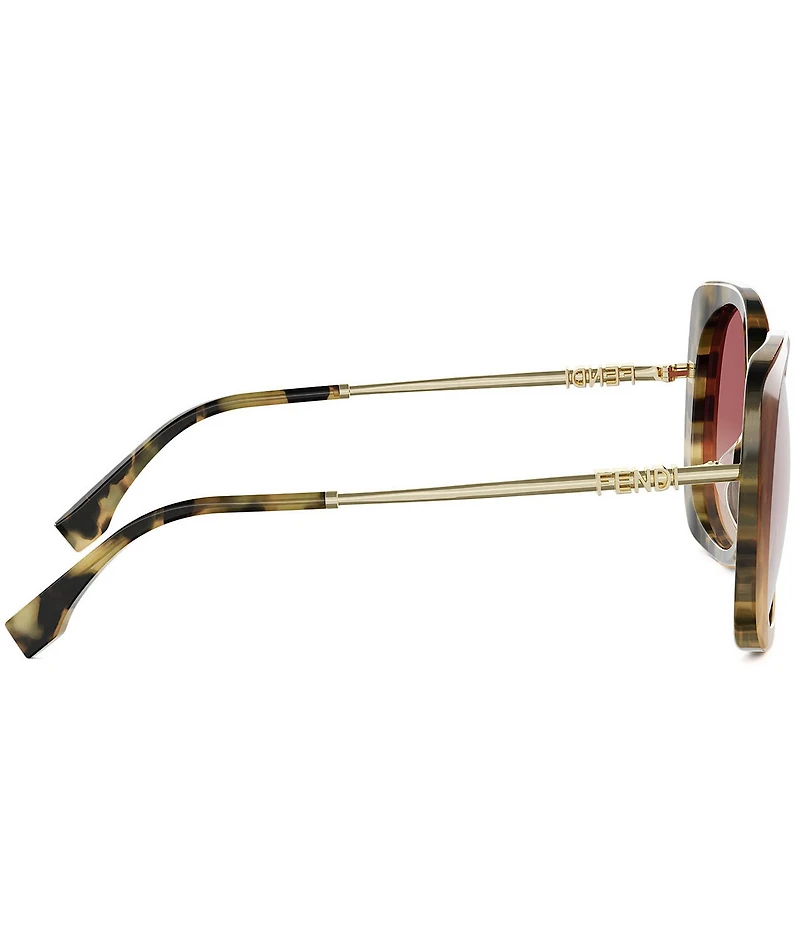 FENDI Women's Fendigraphy 55mm Square Sunglasses