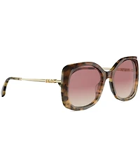 FENDI Women's Fendigraphy 55mm Square Sunglasses