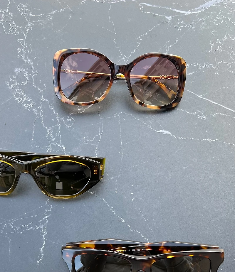 FENDI Women's Fendigraphy 55mm Square Sunglasses