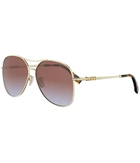 FENDI Women's Fendigraphy 61mm Navigator Sunglasses