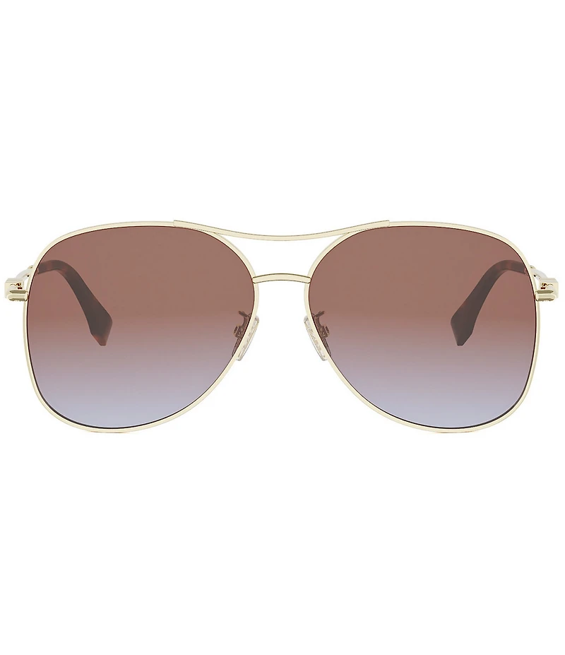 FENDI Women's Fendigraphy 61mm Navigator Sunglasses