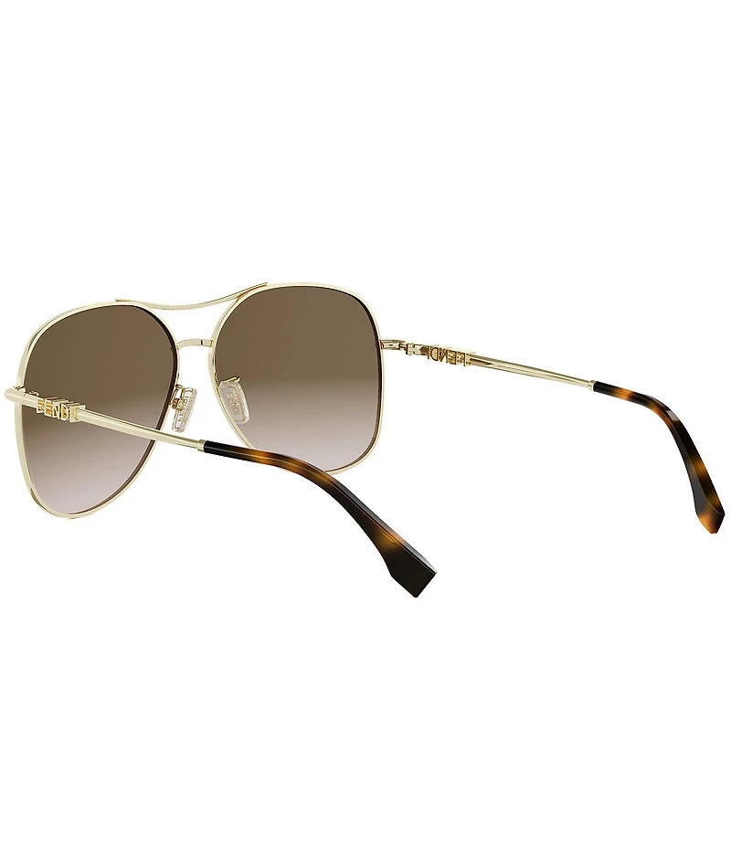 FENDI Women's Fendigraphy 61mm Navigator Sunglasses