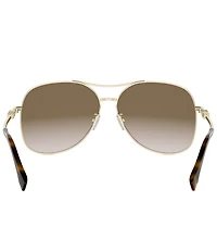 FENDI Women's Fendigraphy 61mm Navigator Sunglasses