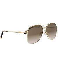 FENDI Women's Fendigraphy 61mm Navigator Sunglasses