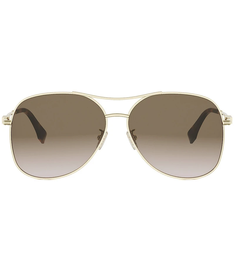 FENDI Women's Fendigraphy 61mm Navigator Sunglasses