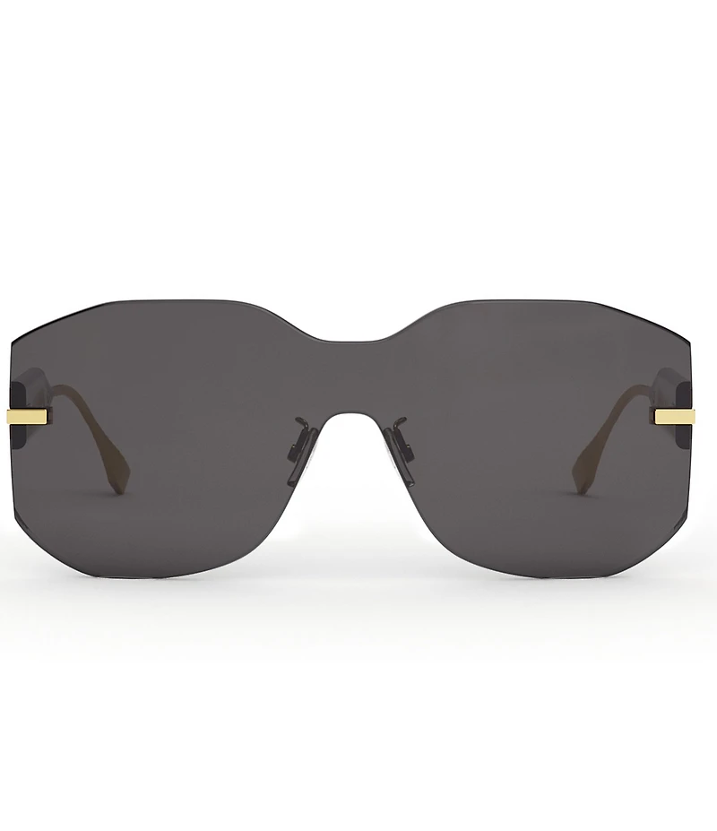 FENDI Fendigraphy 99mm Geometric Statement Sunglasses