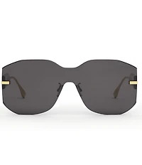 FENDI Fendigraphy 99mm Geometric Statement Sunglasses