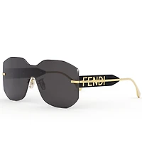 FENDI Fendigraphy 99mm Geometric Statement Sunglasses