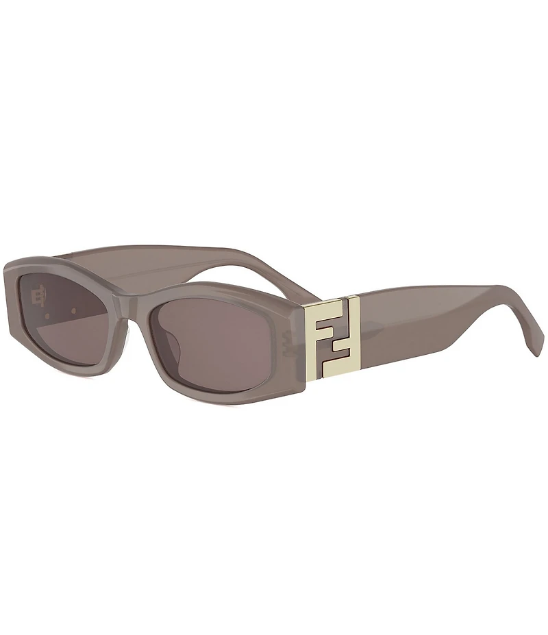 FENDI Women's FF 54mm Rectangle Sunglasses