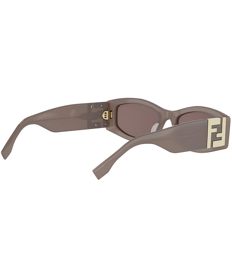 FENDI Women's FF 54mm Rectangle Sunglasses