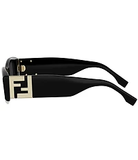 FENDI Women's FF 54mm Rectangle Sunglasses